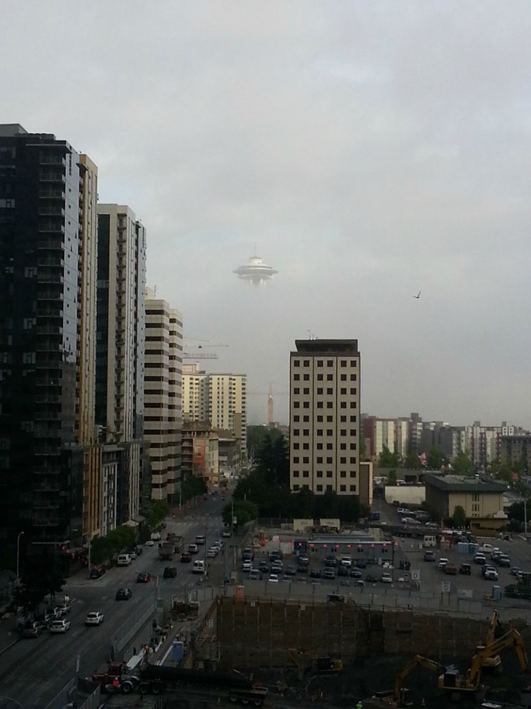 Seattle Space Needle UFO